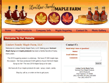 Tablet Screenshot of limlawmaplefarm.com